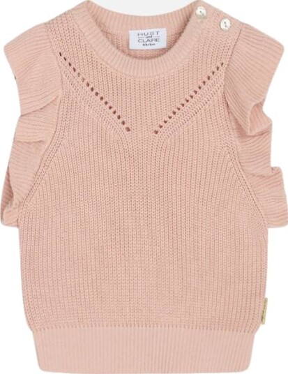 Hust and Claire  Nadiina Vest Peach dust (62 / 3 mnd)