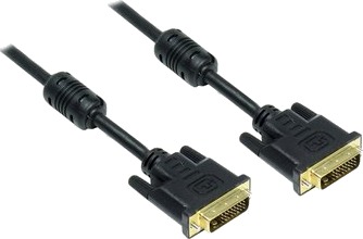 Alcasa 1.8M Dvi-D M/M 1,8 M Dvi-D Dvi-D Hankjønn Hankjønn Sort