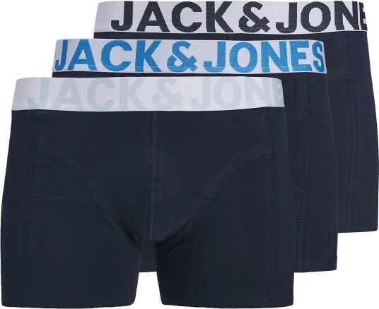 Jack & Jones Jacconor Solid Trunks 3 Pack Noos   NAVY BLAZER   L