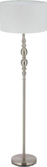 Gulvlampe med stoffskjerm Gulvlampe med stoffskjerm