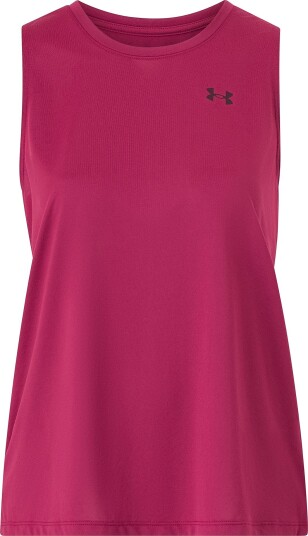 Under Armour   Treningstopp Tech Tank Solid   Rosa