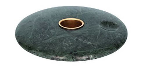 Uyuni Lighting Chamber lysestake Ø 11,6 cm Grønn marmor 1756925-01-0 1756925-02-0