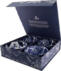 Tokyo Design Studio Mixed Bowls Japonism Gavesett 4 pack 500ml 1 set