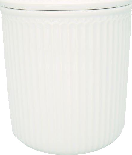 GreenGate Alice krukke medium 1,3L white GreenGate Alice krukke medium 1,3L white
