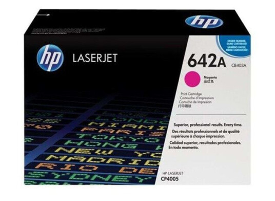 HP 642A / CB403A - Laser Toner - Laser toner Rød