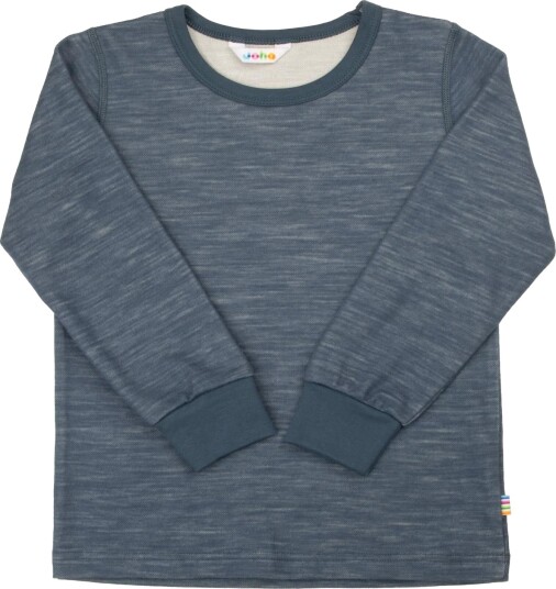 Joha Ulltrøye m. bambus innerst "Propeller" Kids Blue