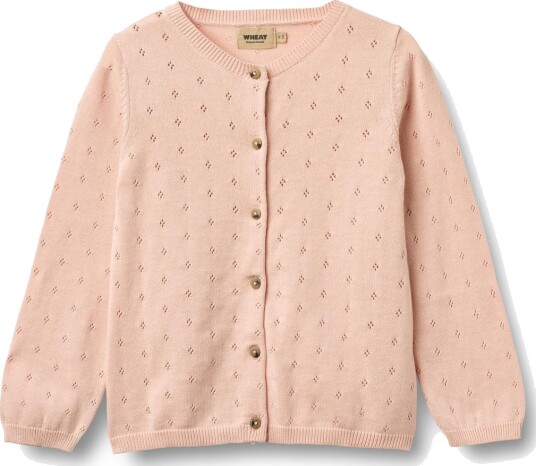 Wheat knit cardigan Maia – powder 116