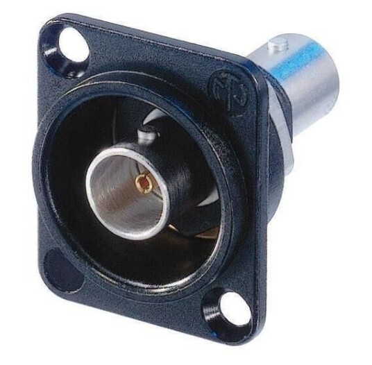 Neutrik Nbb75dfib-P Bnc D Sort Ch Feedthrough Forlenget Iso Neutrik Nbb75dfib-P Bnc D Sort Ch Feedthrough Forlenget Iso