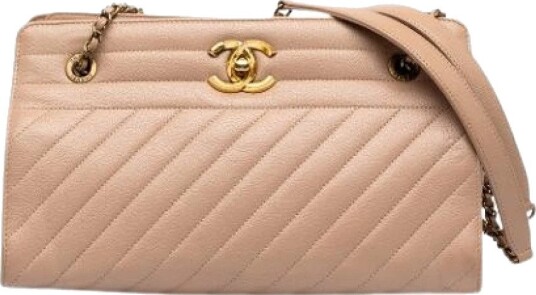 Chanel Vintage Dame Pre owned Beige ONE SIZE,