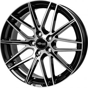 Brock B34 Black Full Polish 7.5x17 5x114.3 ET45 B72.6