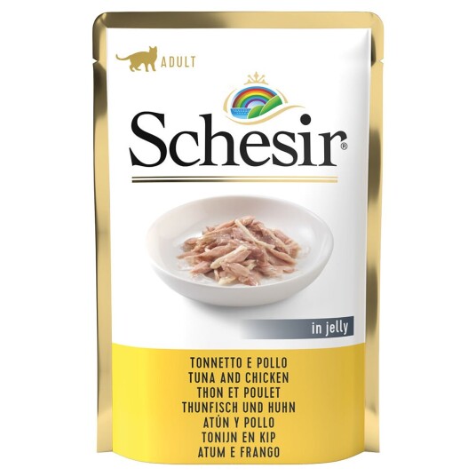 Schesir Gelé I Pose 6 X 85 G Tunfisk Og Kylling