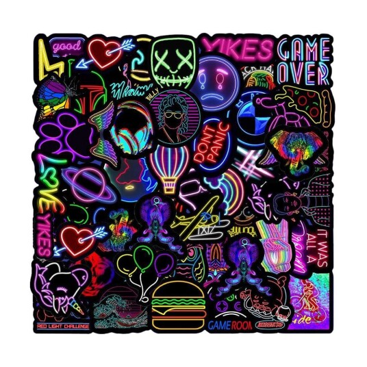 Pakke med Klistremerker - Neon Pakke med Klistremerker - Neon