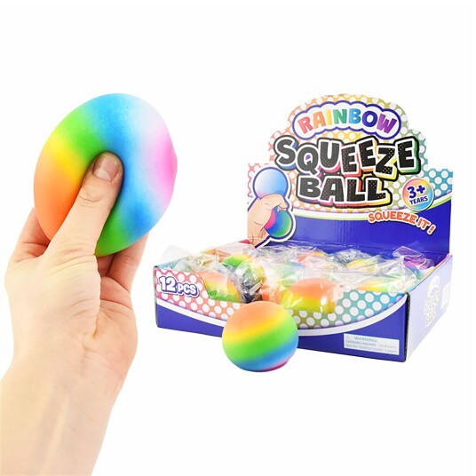 Robetoy Squeeze Ball Rainbow