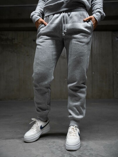 Nike Pheonix Fleece Standard Pant Grå XL Nike Pheonix Fleece Standard Pant Grå XL