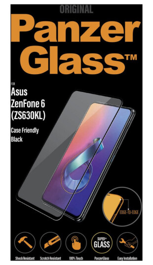 PANZERGLASS CASE FRIENDLY ZENFONE 6 SKJERMBESKYTTER, SVART