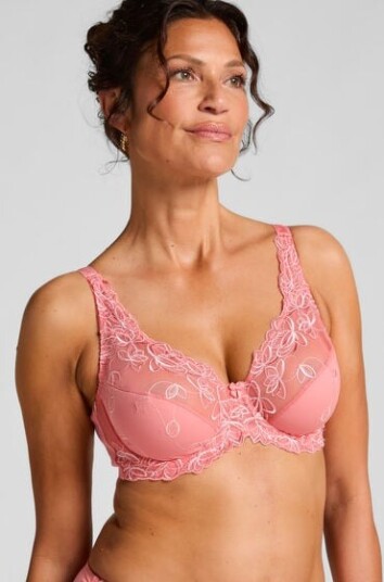 Hunkemöller Uvattert bh med bøyle Diva Rosa
