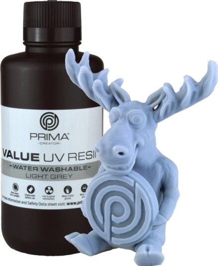 Primacreator Value Water Washable Uv Resin 500 MLight Grey Primacreator Value Water Washable Uv Resin 500 MLight Grey