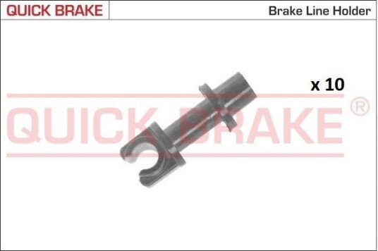 Holder, håndbrekk kabel QUICK BRAKE 171-X-10