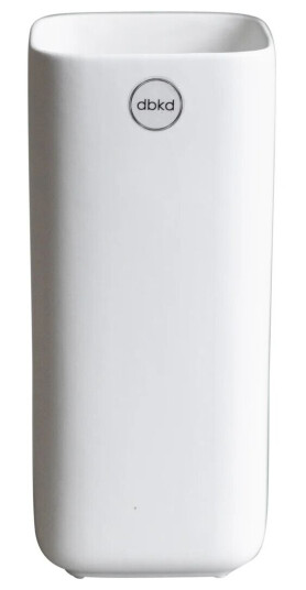 DBKD Cube vase 20 cm Matte white