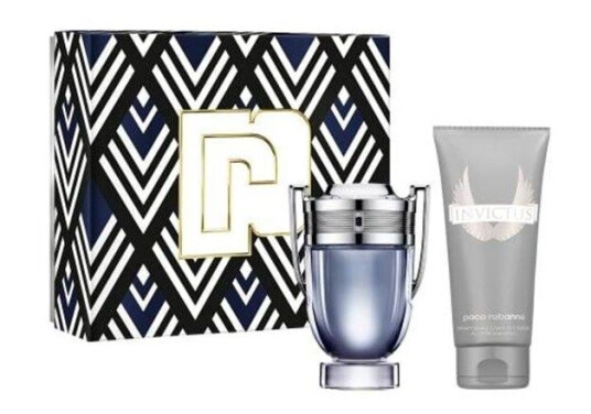 Paco Rabanne Invictus Gavesett 100ml Eau de Toilette med Dusjgel