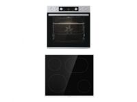 Gorenje EASY SET 2 - BCS6737E06X+ECD634X - oven med komfyrtopp - med dampfunksjon - innebygd - med selvrens Gorenje EASY SET 2 - BCS6737E06X+ECD634X - oven med komfyrtopp - med dampfunksjon - innebygd - med selvrens