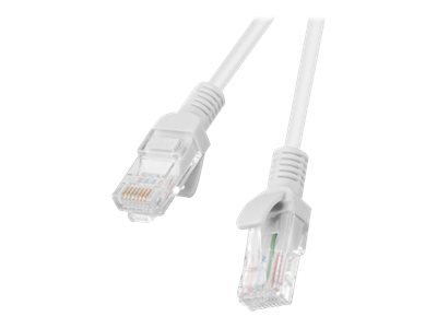 Lanberg Koblingskabel Rj-45 Hann Til Rj-45 Hann 1 M Utp Cat 5E Flertrådet Uten Hindringer Formstøpt Grå Ral 7035 En Pakke 10
