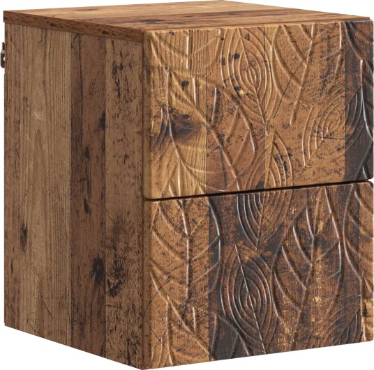 Vegghengt Nattbord Gammelt tre 34,5 x 33 x 40 cm Konstruert tre