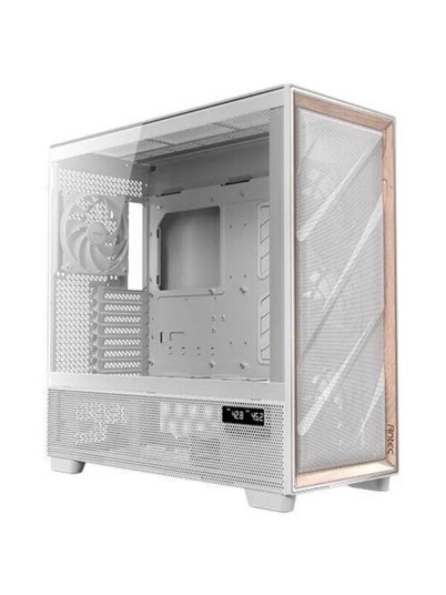 Antec Flux Pro Full Tower Gaming Kabinett Hvit med Vindu og Utvalg av Vifter