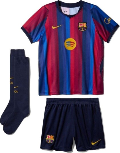 Nike Fc Barcelona Stadium 2026 Sportsett For Små Barn, Burgunder Og Mørkeblå, Ii1625 683 (S)