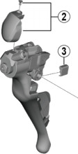 Shimano Navneplate & Skrue ST-R8000 Høyre