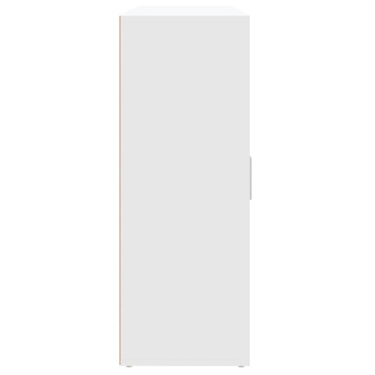  Skjenker 3 stk hvit 60x31x84 cm konstruert tre