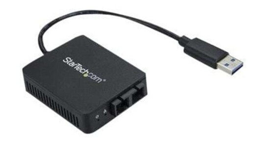StarTech.com USB 3.0 to Fiber Optic Converter - 1000Base-SX SC - netværksadapter