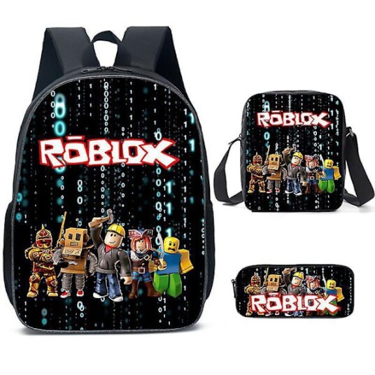 Roblox Skolesekk Student Ryggsekk Studentartikler Skolegave Trepakning