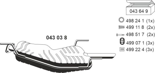 Bakre eksospotte ERNST 043038