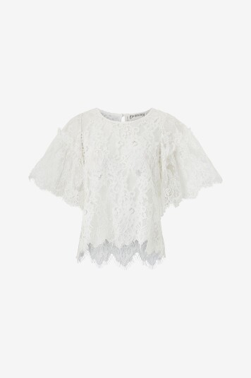 Ida Sjöstedt - Bluse 253 25 01 Maggie Top - Hvit