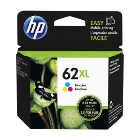 HP 62XL (3-FARGE) BLISTERED