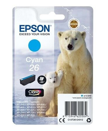 Epson 26 - Blekkpatron Blå