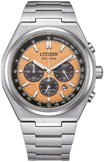 Citizen Herreklokke CA4610 85Z Chrono Orange/Titan Ø43 mm Citizen Herreklokke CA4610 85Z Chrono Orange/Titan Ø43 mm