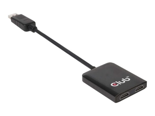 Club 3D Sensevision Multi Stream Transport (Mst) Hub Csv-6200H - Video/Lyd-Splitter - 2 X Hdmi - Stasjonær