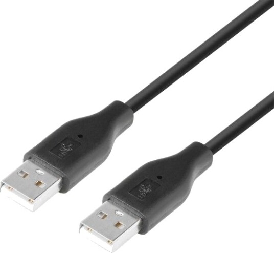 Usb Am-Am-Kabel 1,8 M Sort