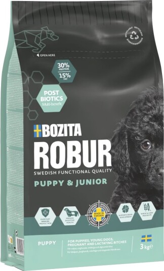 Bozita Robur Puppy & Junior Kylling Sparepakke 2 X 3 kg Bozita Robur Puppy & Junior Kylling Sparepakke 2 X 3 kg