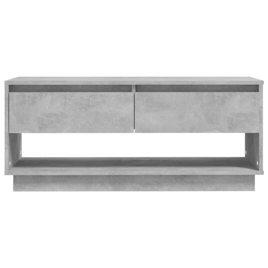 vidaXL TV-benk betonggrå 102x41x44 cm sponplate