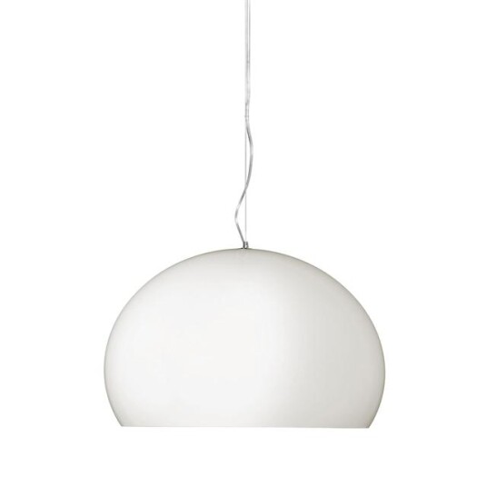 Kartell FL/Y Taklampe Mat Hvit / Svart Mellom