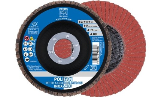 Pferd Tilbehør 67658115 K80 115x22.23mm 13300 rpm 10 stk Pferd Tilbehør 67658115 K80 115x22.23mm 13300 rpm 10 stk