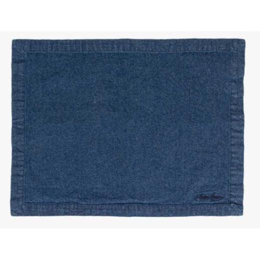 Lama Halvor Bakke Dekkebrikke denim 35x50 cm 4 pk