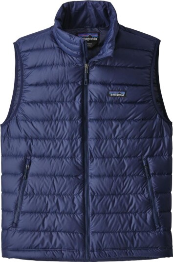 Patagonia M Down Sweater Vest Herre, CACL Classic Navy w/Classic Navy, S Patagonia M Down Sweater Vest Herre, CACL Classic Navy w/Classic Navy, S