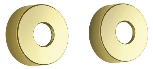 Damixa Ø75 mm Polert Messing Rosetter til Dusj- og Badekart Damixa Ø75 mm Polert Messing Rosetter til Dusj- og Badekart