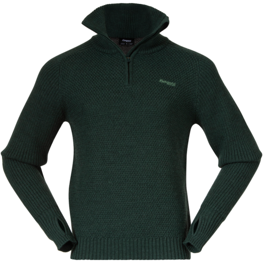 Bergans Men's Ulriken Jumper Dark Green Mud, M Bergans Men's Ulriken Jumper Dark Green Mud, M