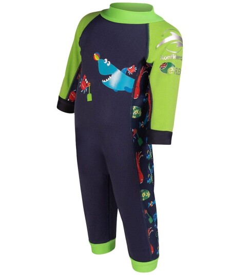Konfidence SPLASHY™ UV drakt baby 9 12 mnd Marine motiv