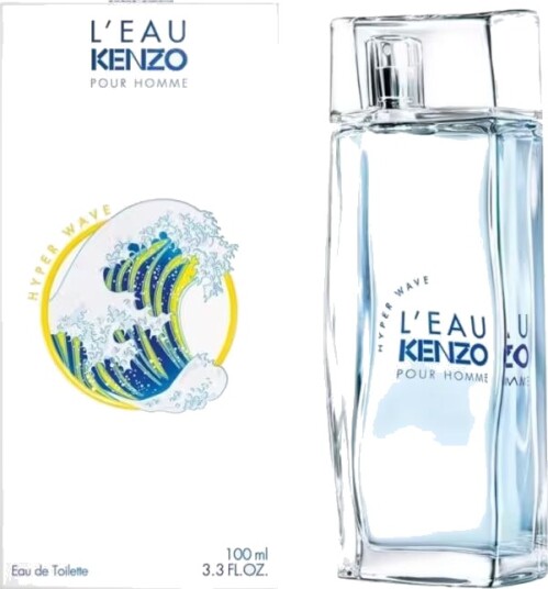 Kenzo L'Eau Pour Homme Hyper Wave 100ml Aromatisk Parfyme for Menn Kenzo L'Eau Pour Homme Hyper Wave 100ml Aromatisk Parfyme for Menn